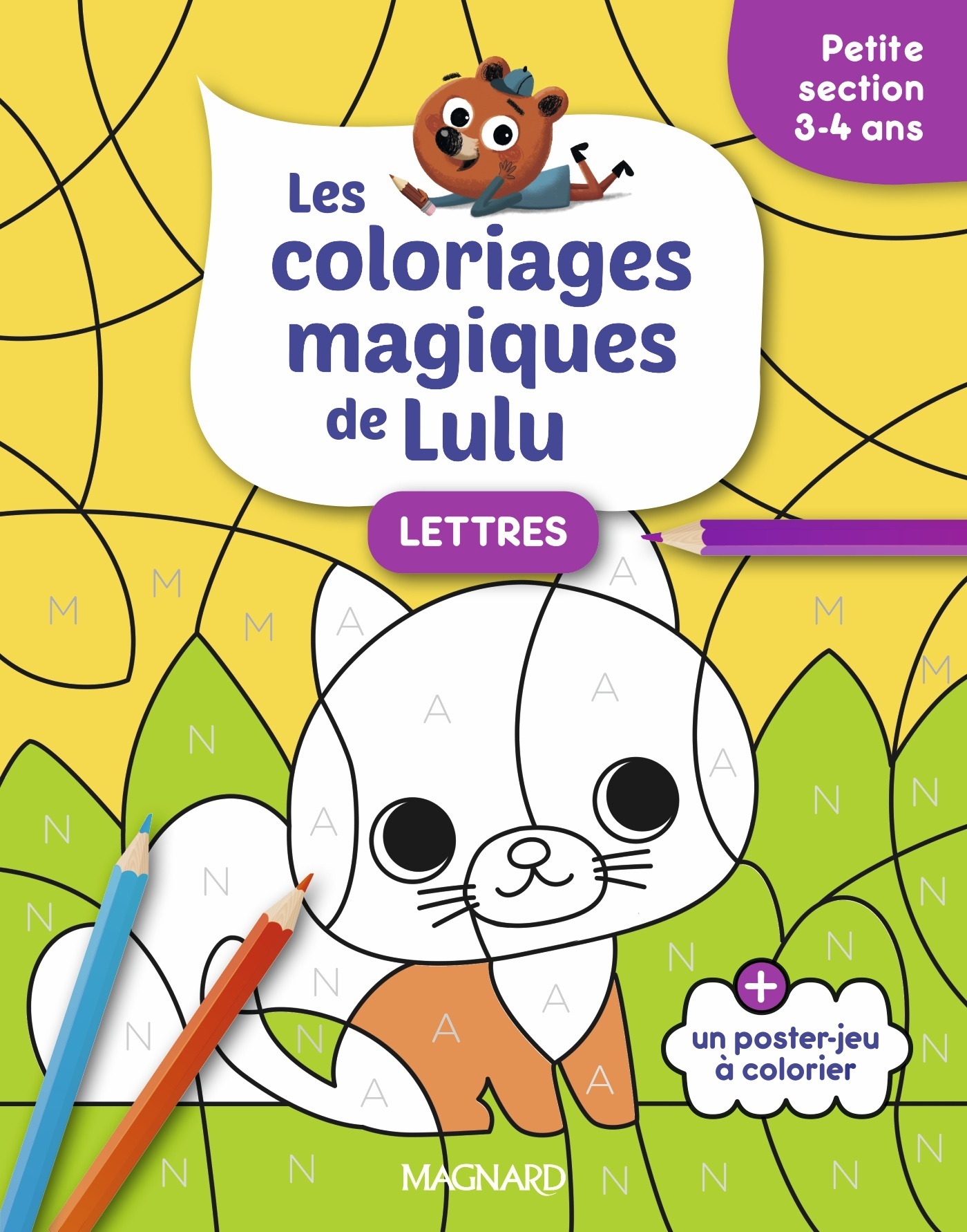 Les coloriages magiques de Lulu - Petite section - Lettres