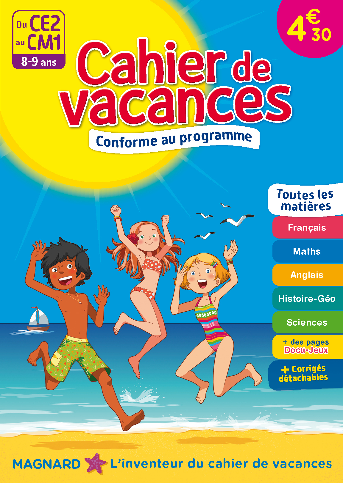 Cahier de vacances, du CE2 au CM1, éd. 2017