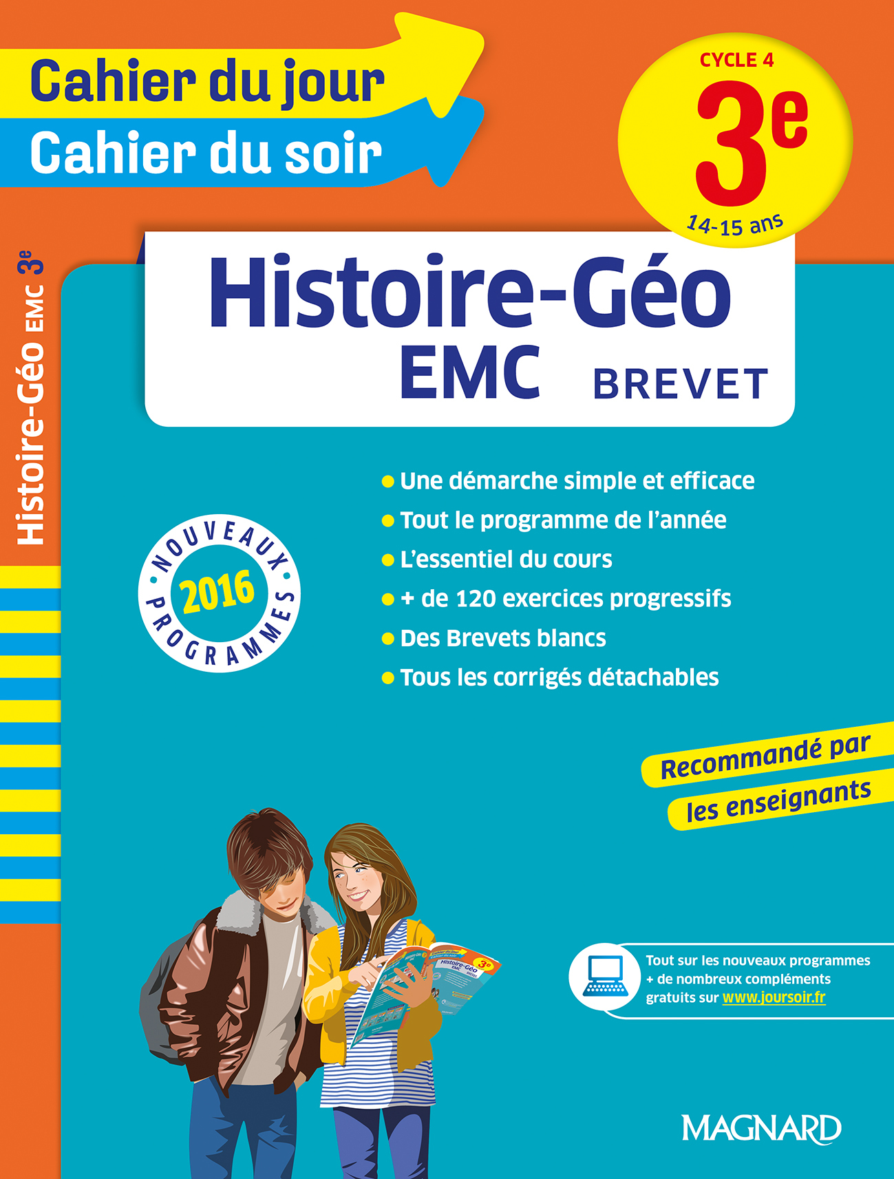 Cahier du Jour/Cahier du Soir - Histoire-Géographie-EC 3e