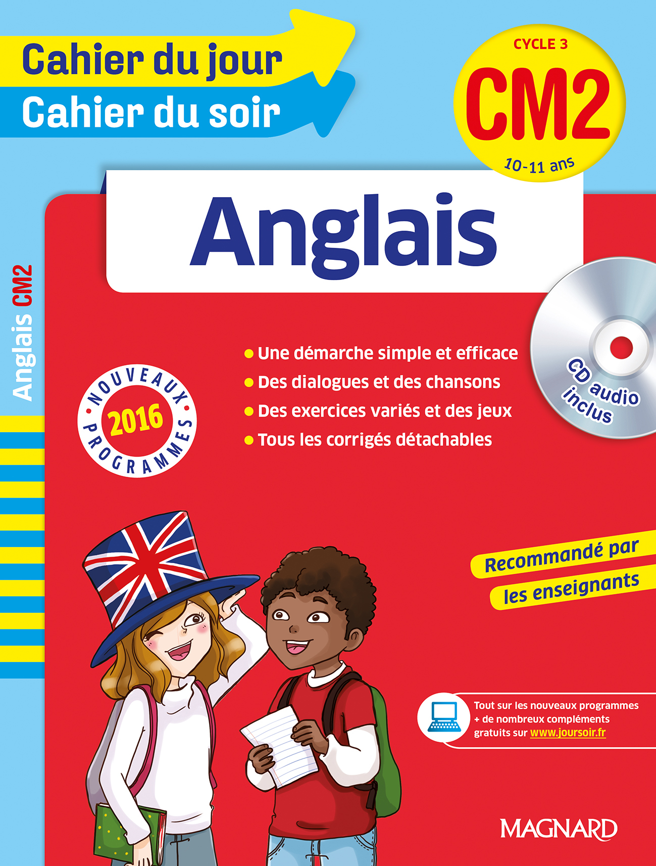 Anglais CM2 - Cahier du jour Cahier du soir