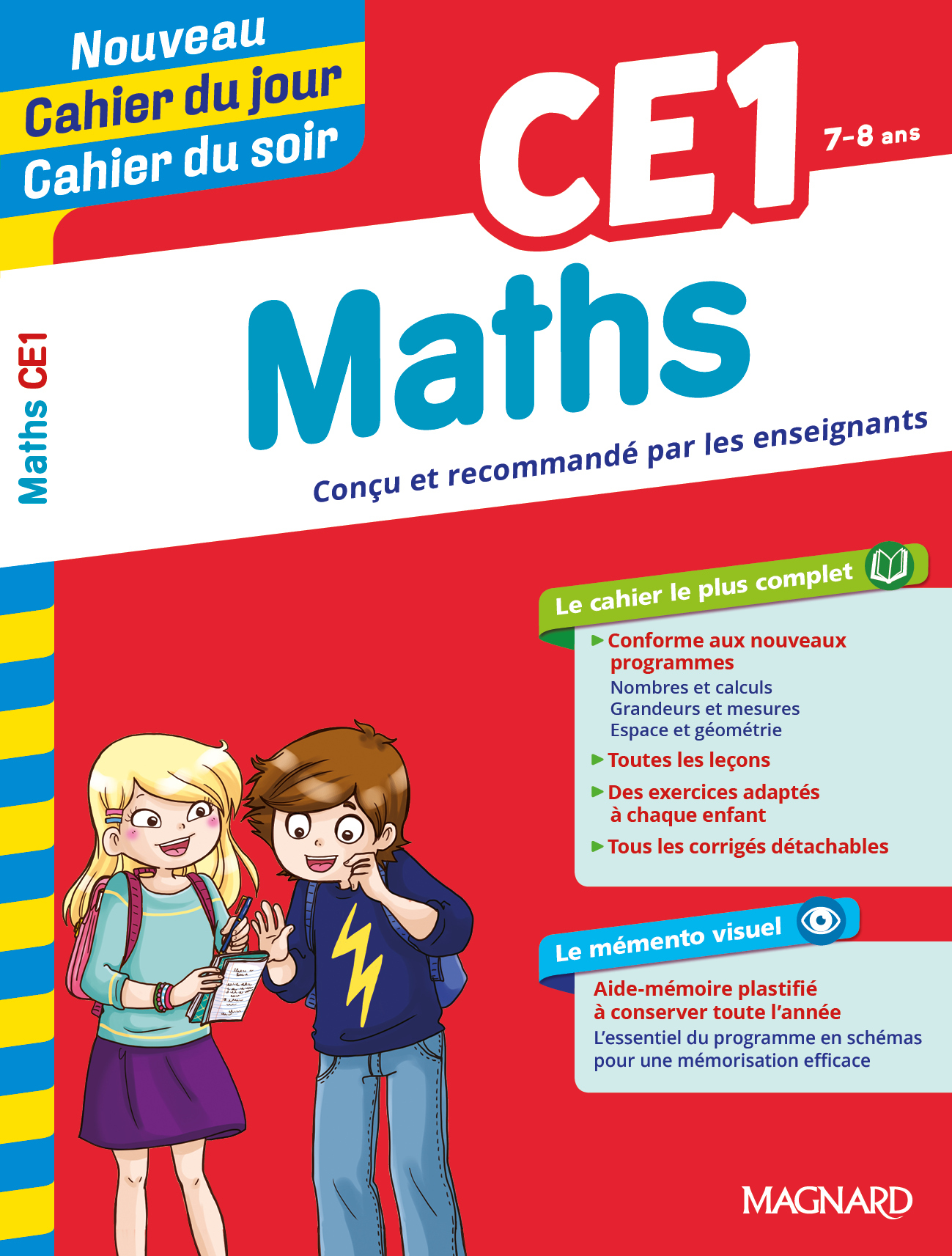 Maths CE1 - Cahier du jour Cahier du soir