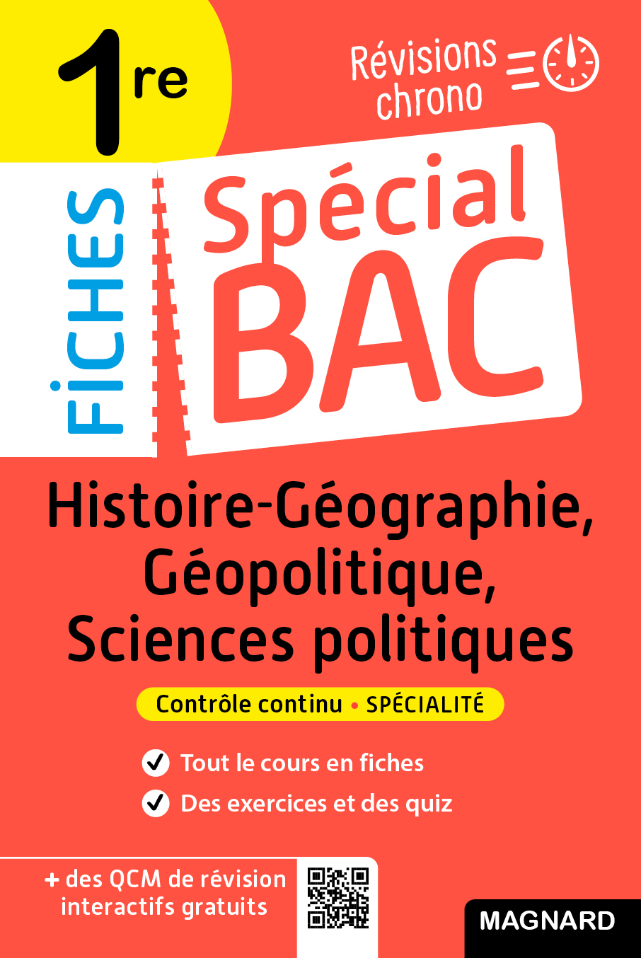Spécial Bac Fiches Histoire-Géo, Géopolitique, Sciences Po 1re Bac 2026