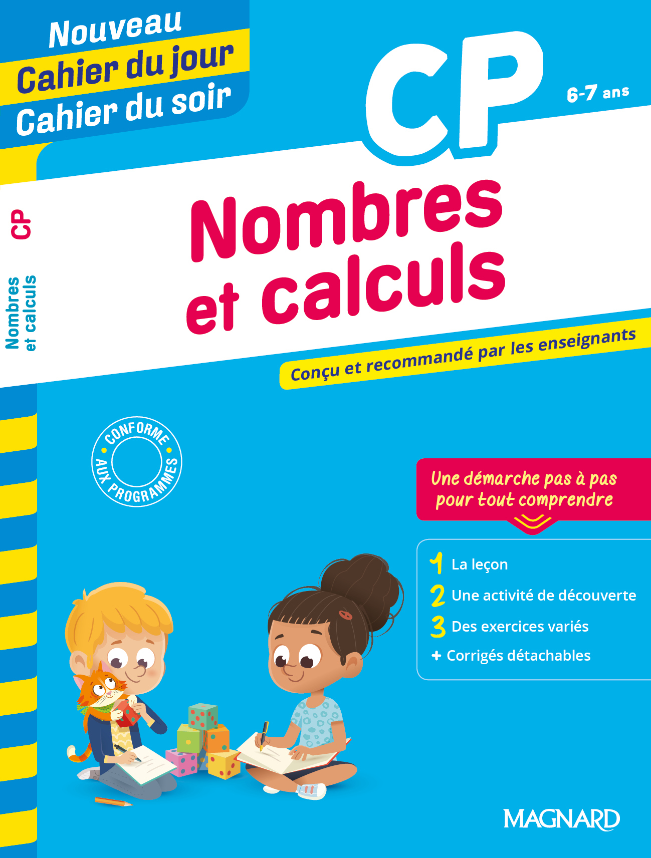 Nombres et calculs CP - Nouveau Cahier du jour Cahier du soir