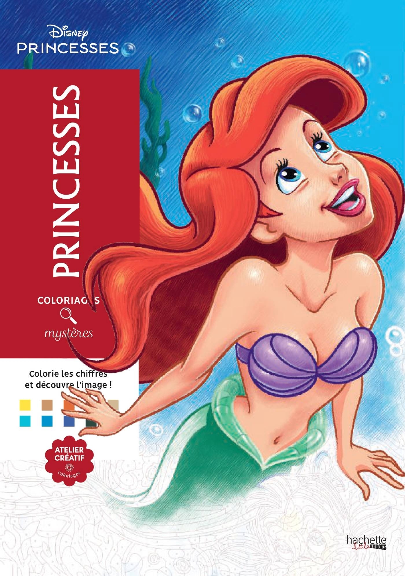 Coloriages mystères Disney - Princesses