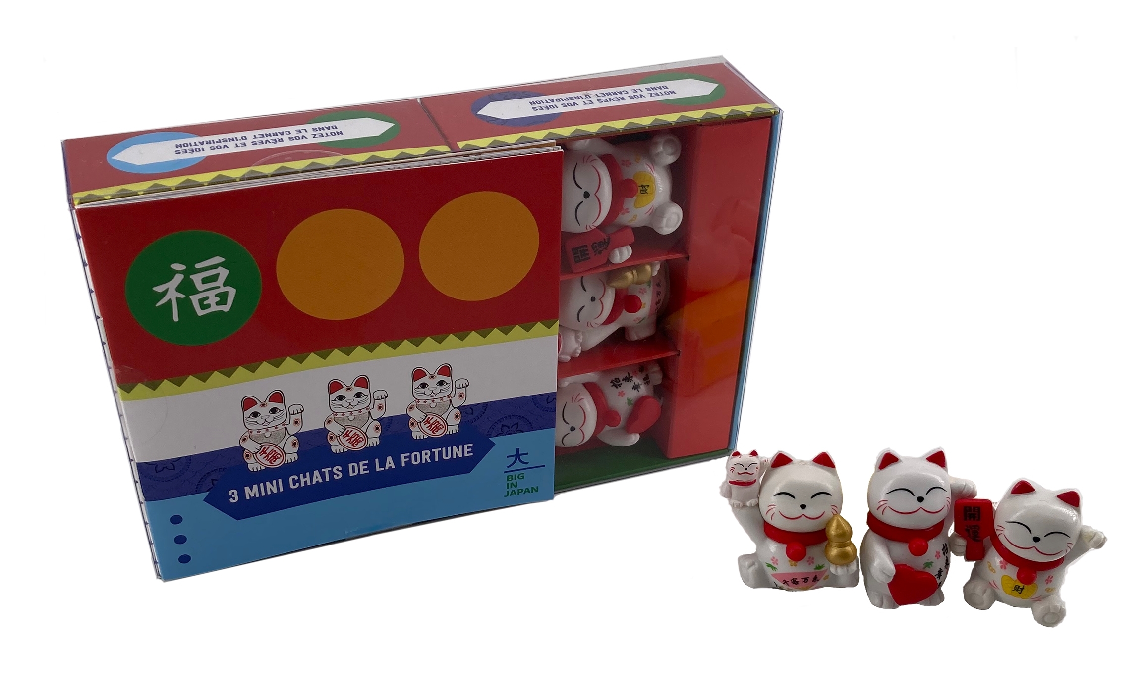 Coffret 3 mini chats de la fortune