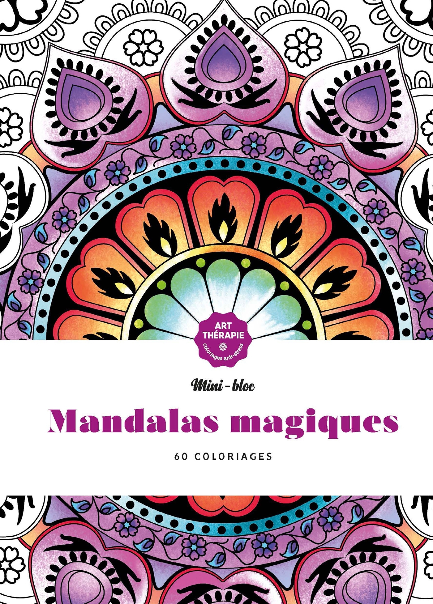 Mini-bloc d'Art-thérapie Mandalas magiques