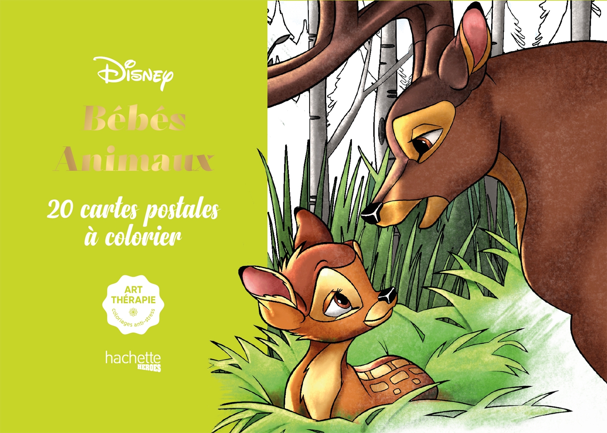 Cartes à colorier Disney Bébés animaux