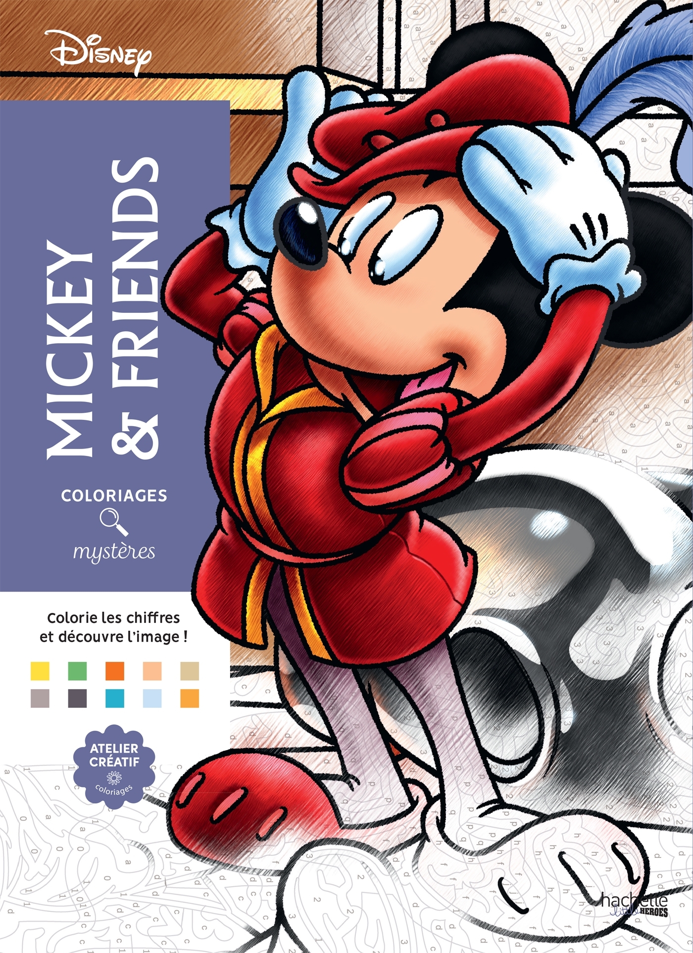 Coloriages mystères Disney - Mickey and friends
