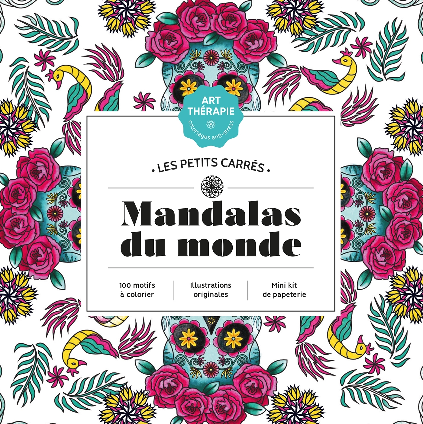 Les petits carrés d'Art-thérapie Mandalas du monde