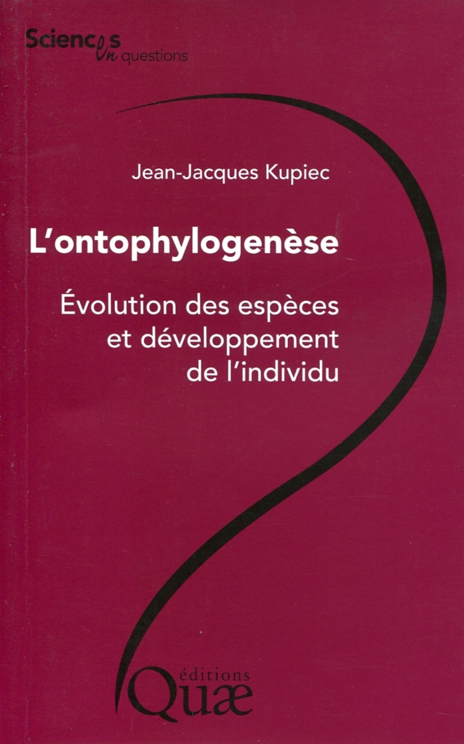 L'ontophylogenèse