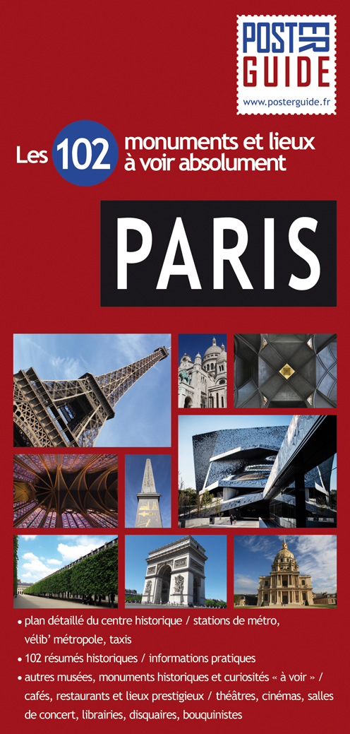 PARIS POSTER GUIDE PLASTIFIE
