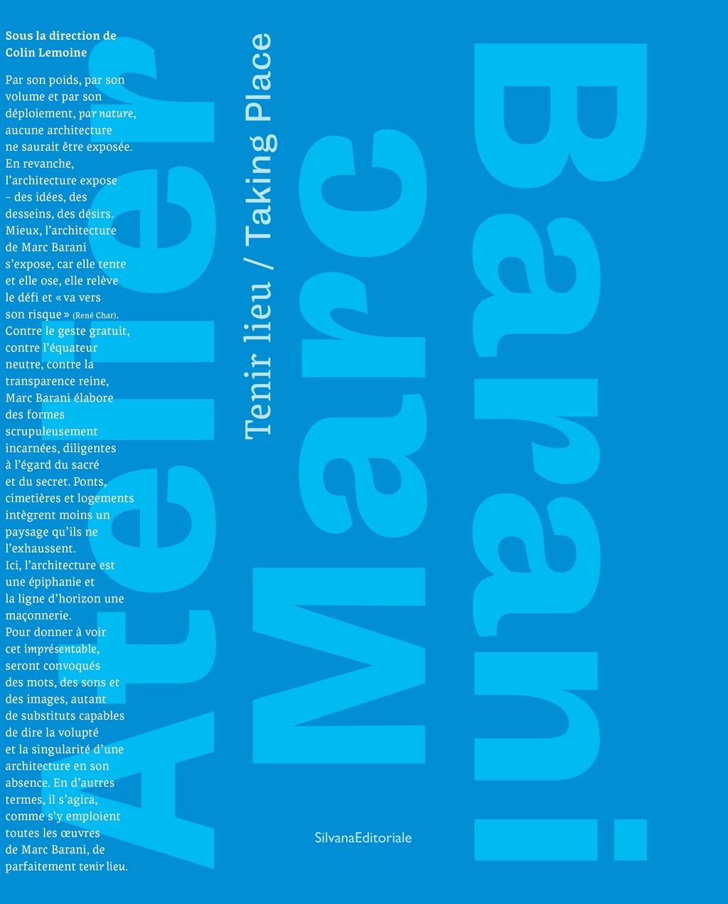 Atelier Marc Barani - tenir lieu