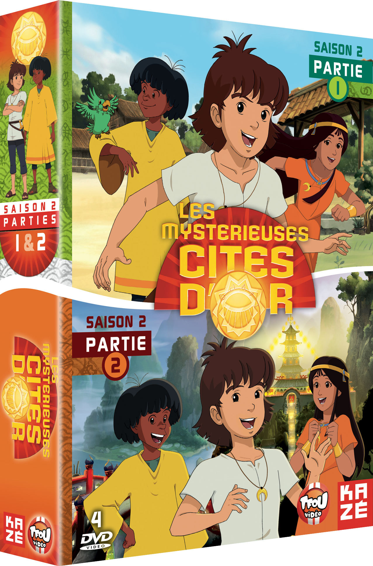 MYSTERIEUSES CITES D OR (LES) - SAISON 2 - PARTIE 1 ET 2 - 4 DVD - EXCLU SITES M