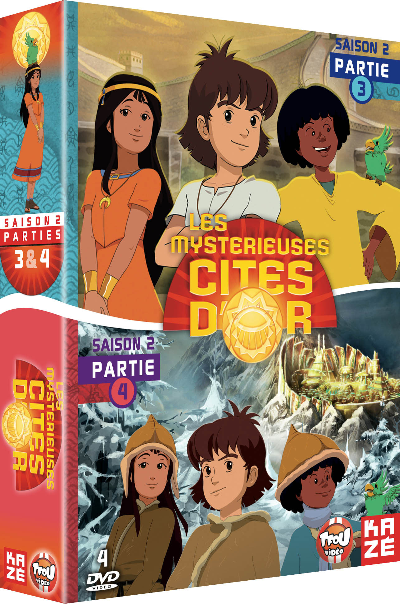 MYSTERIEUSES CITES D OR (LES) - SAISON 2 - PARTIE 3 ET 4 - 4 DVD - EXCLU SITES M