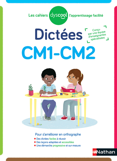 Cahier de dictées cm1-cm2 Dyscool