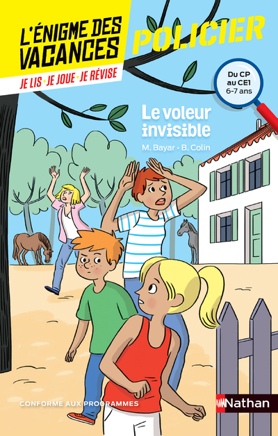 L'énigme des vacances du cp au ce1 - Le voleur invisible