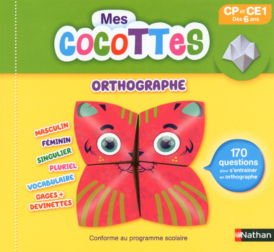 Mes cocottes Orthographe CP et CE1 Dès 6 ans