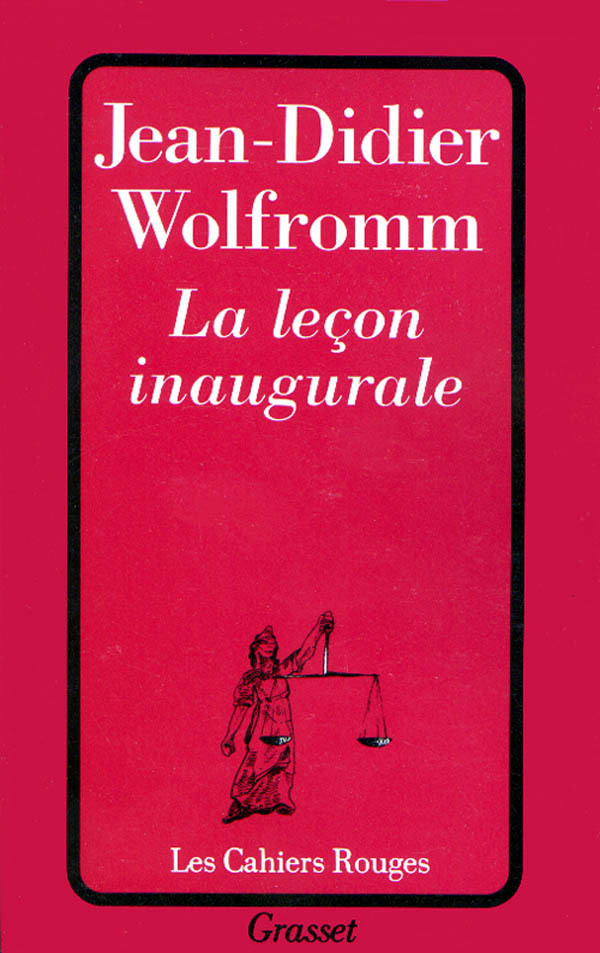 La leçon inaugurale