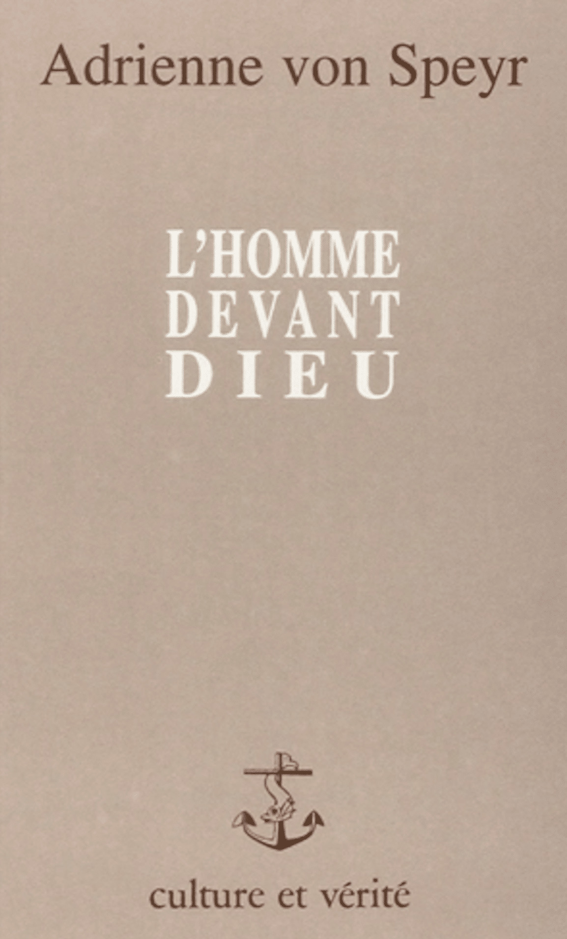 L'homme devant dieu