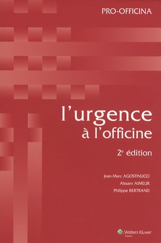 L'urgence à l'officine
