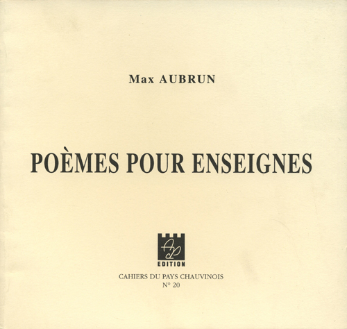 Poèmes pour enseignes