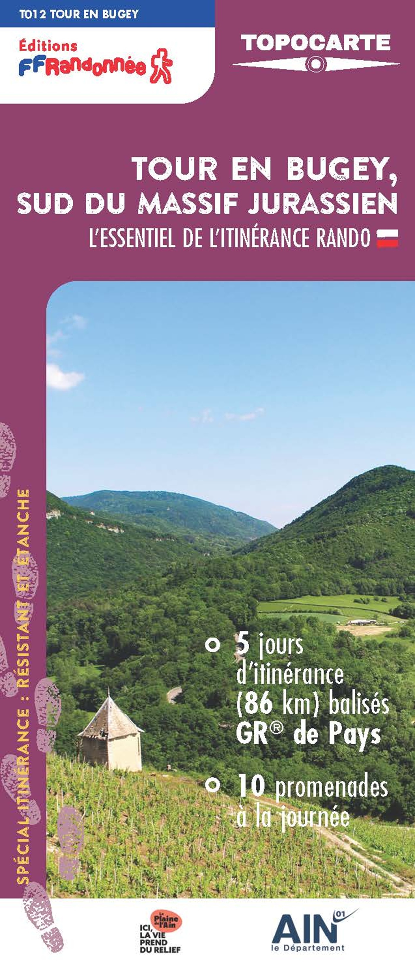 Tour en Bugey, sud du massif jurassien