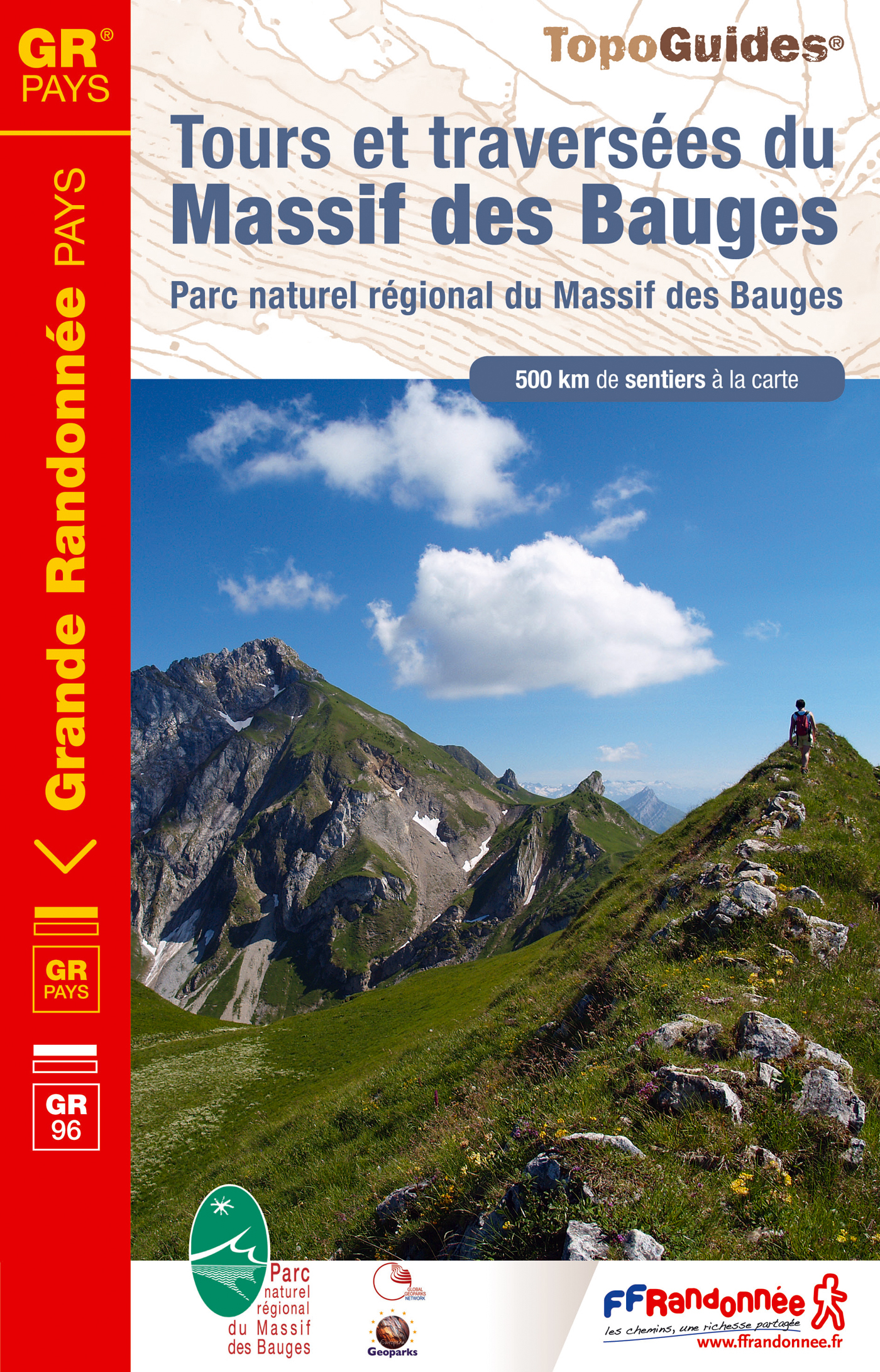 TOURS/TRAVERSEES MASSIF BAUGES NED 2015 - 73-74 - GR - 902