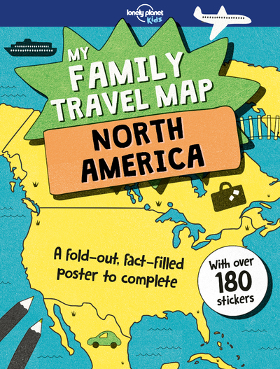 My Family Travel Map North America 1ed -anglais-