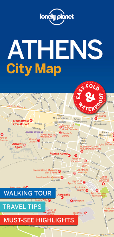 Athens City Map 1ed -anglais-