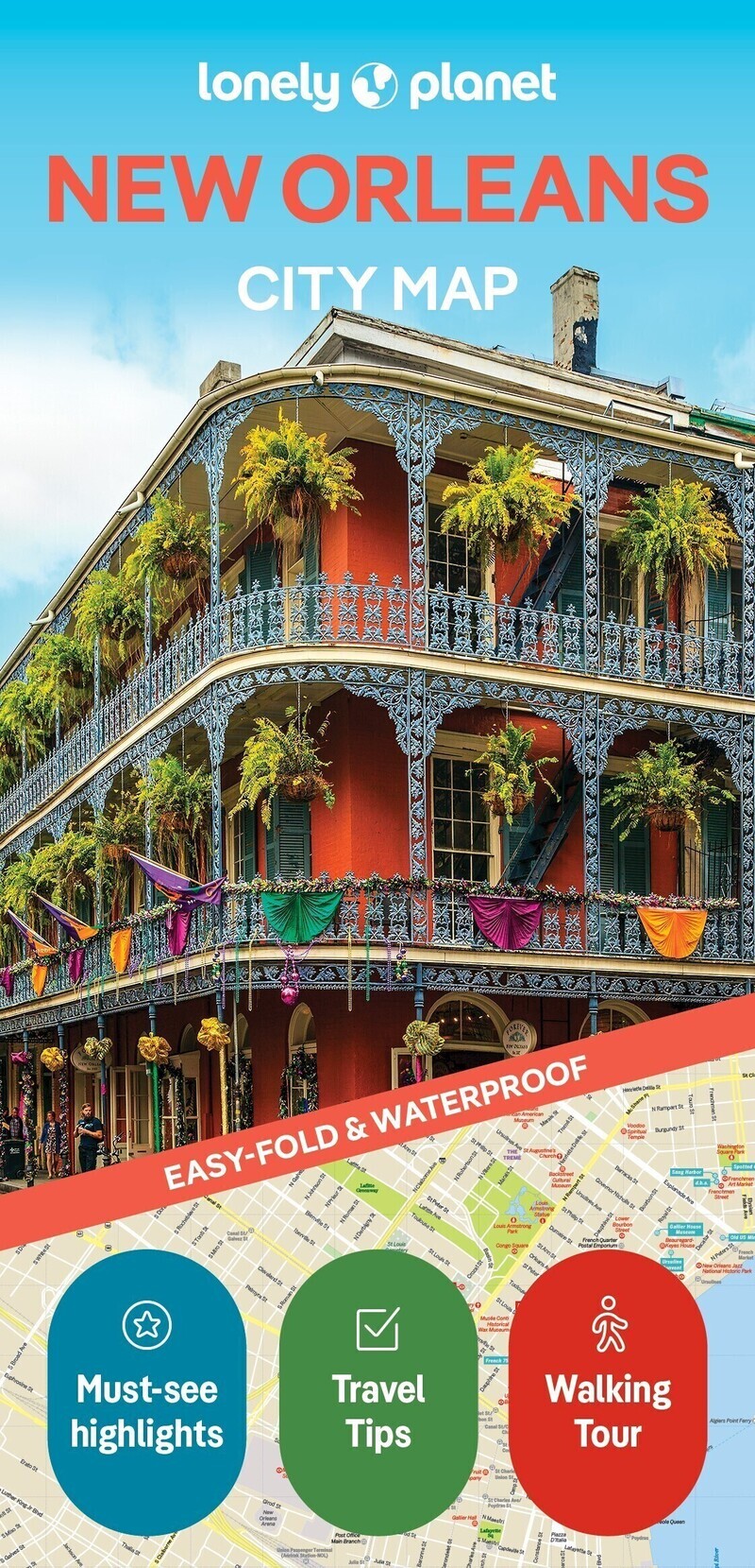 New Orleans City Map 2ed -anglais-