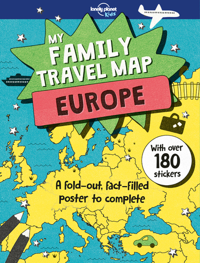 My Family Travel Map Europe 1ed -anglais-