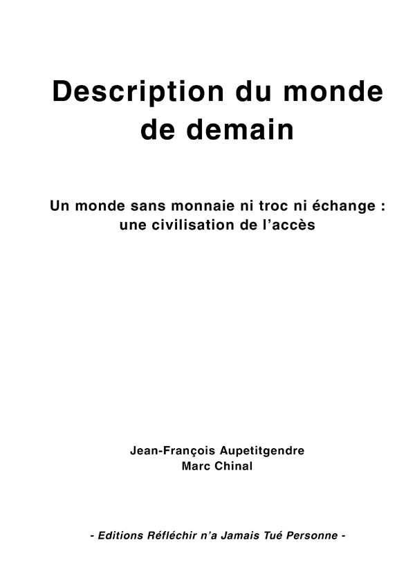 Description du monde de demain