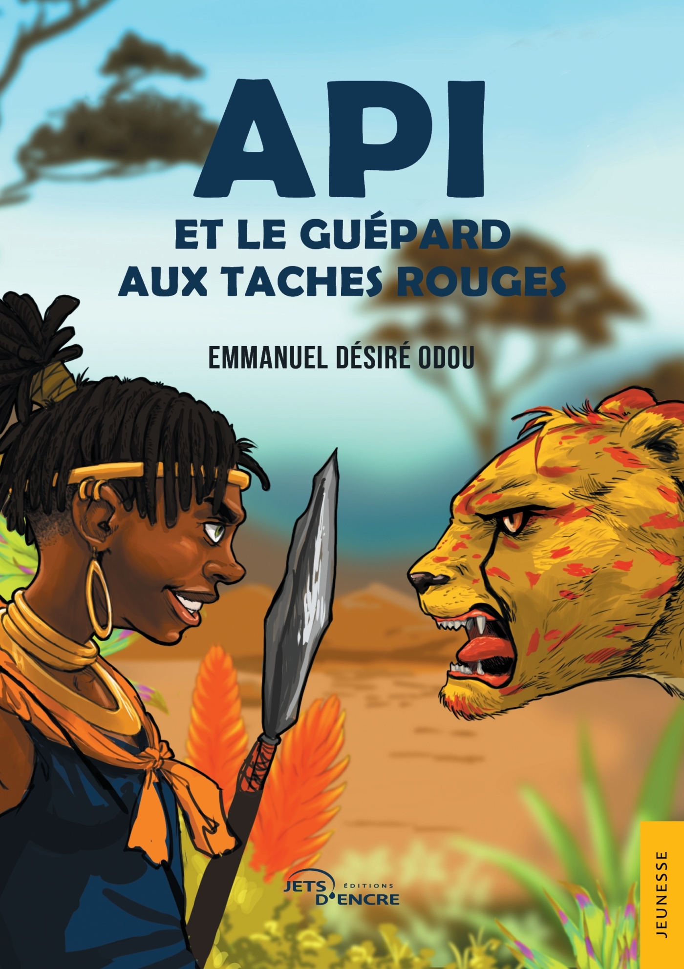 Api et le Guépard aux taches rouges