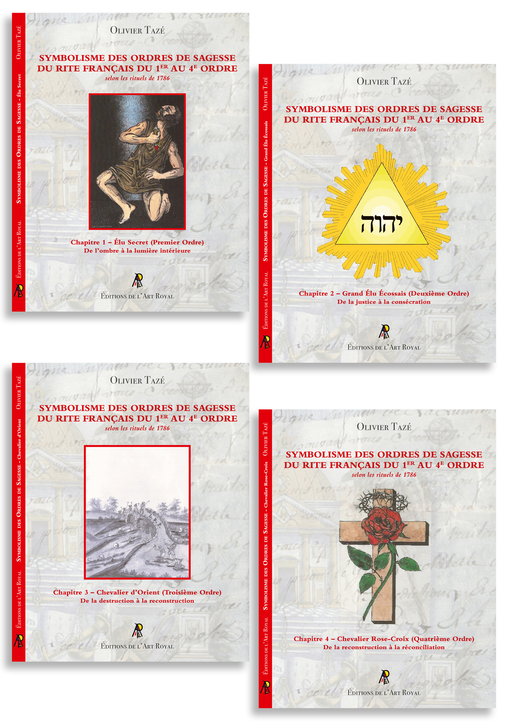 Symbolisme des Ordres de Sagesse du Rite Français du 1er au 4e Ordre