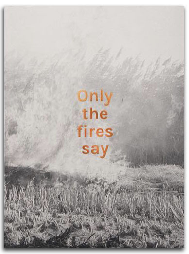 Alan Eglinton Only the fires say /franCais/anglais