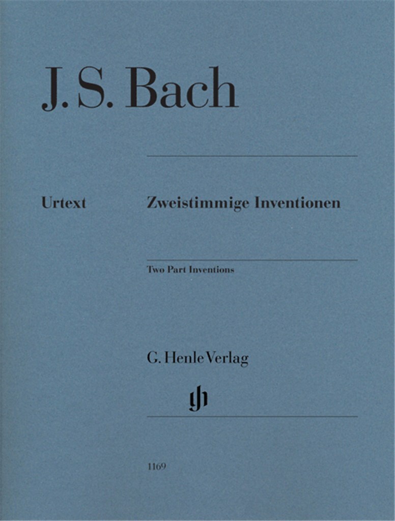 JOHANN SEBASTIEN BACH : INVENTIONS A 2 VOIX - BWV 772 A 786