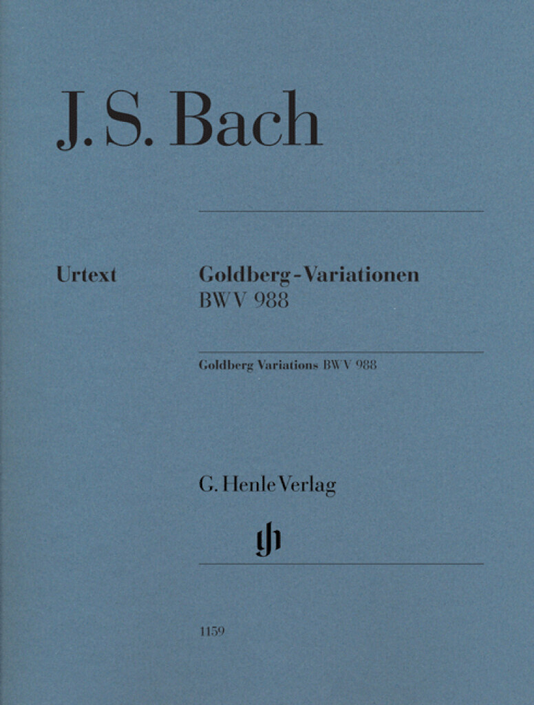 JOHANN SEBASTIAN BACH : VARIATIONS GOLDBERG BWV 988 - PIANO