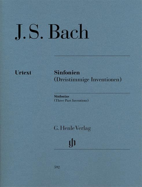 JOHANN SEBASTIAN BACH - INVENTIONS 3 VOIX - SINFONIAS - BACH - THREE-PART INVENTIONS