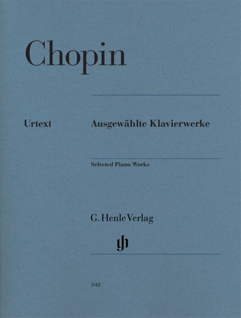 FREDERIC CHOPIN : OEUVRES CHOISIES POUR PIANO . SELECTED PIANO WORKS