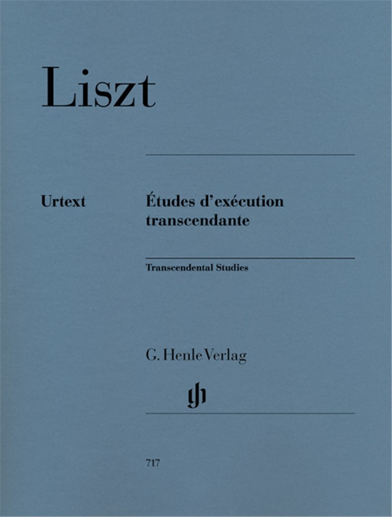 FRANZ LISZT : ETUDES D'EXECUTION TRANSCENDANTE - PIANO -  RECUEIL