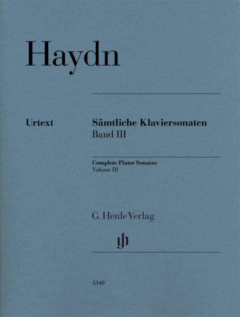 JOSEPH HAYDN : INTEGRALE DES SONATES POUR PIANO VOLUME 3