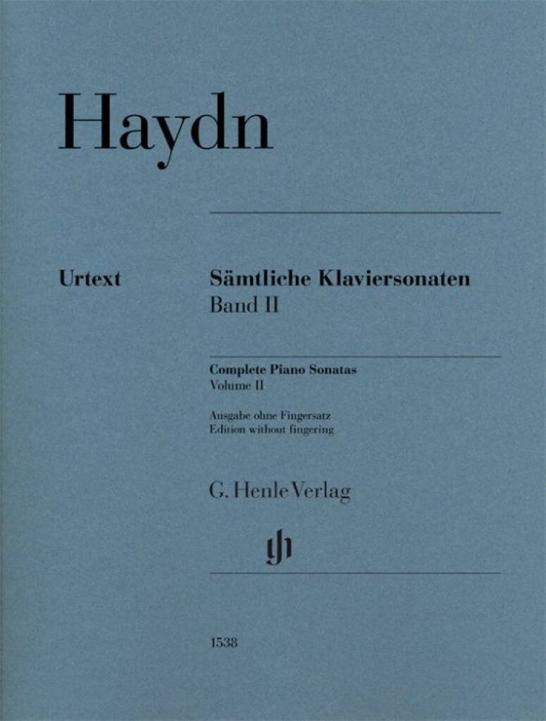 JOSEPH HAYDN : EDITION INTEGRALE DES SONATES POUR PIANO VOLUME 2