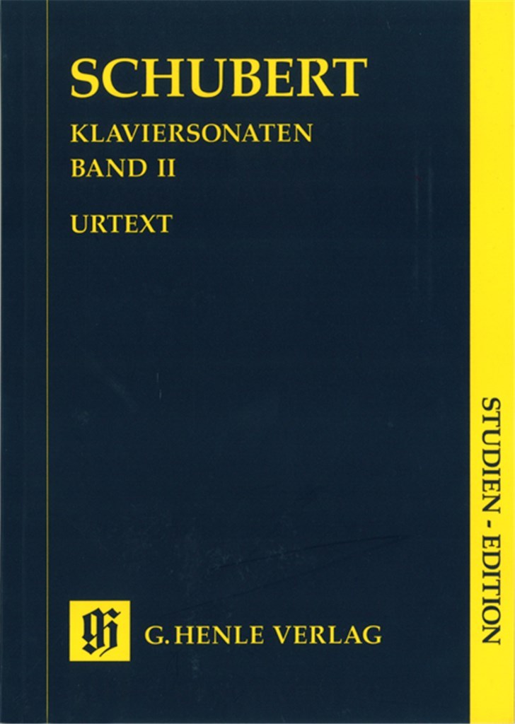 FRANZ SCHUBERT : SONATES POUR PIANO VOLUME 2  - VERSION POCHE