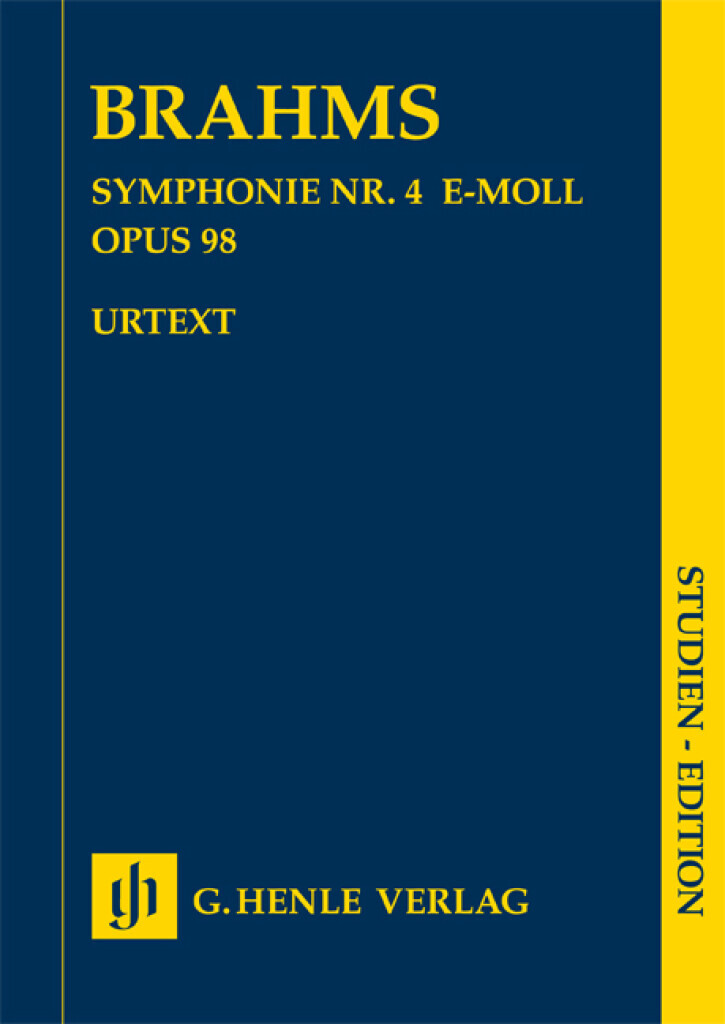 SYMPHONIE N  4 EN MI MINEUR OP. 98