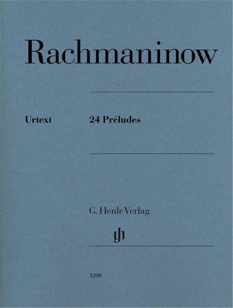 SERGEI RACHMANINOV : 24 PRELUDES - PIANO