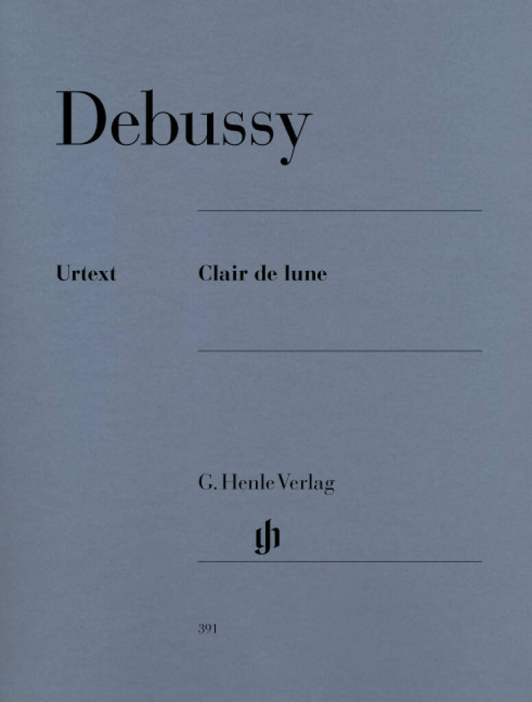 CLAUDE DEBUSSY : CLAIR DE LUNE - PIANO