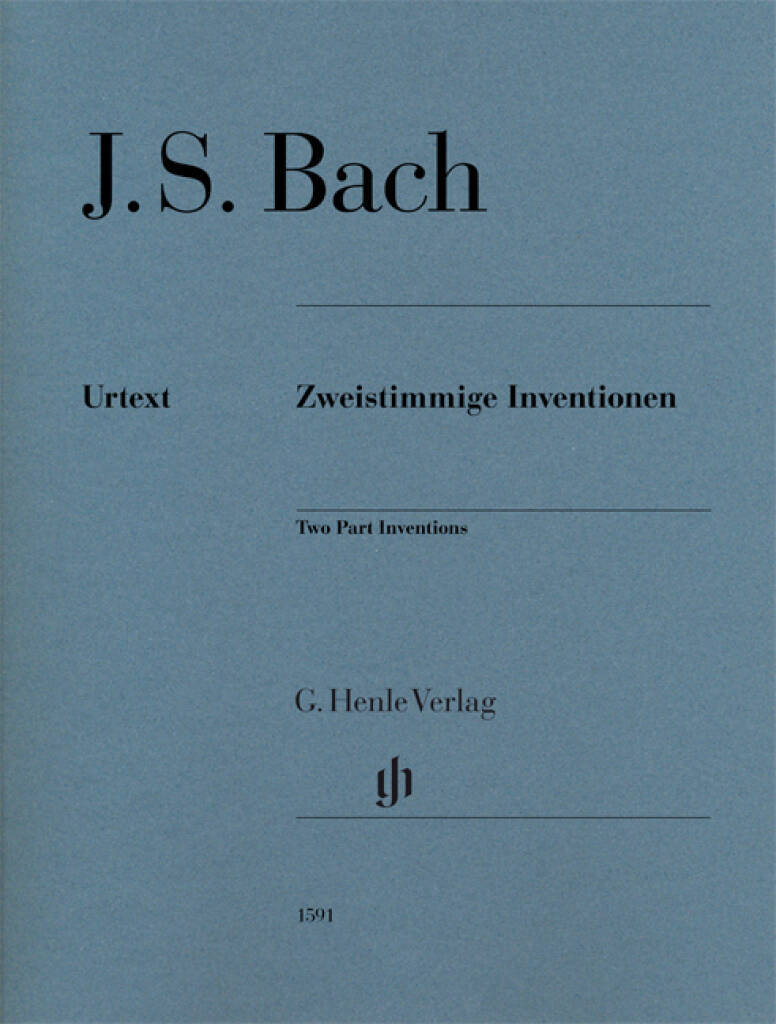 JEAN SEBASTIEN BACH : INVENTIONS A DEUX VOIX - PIANO