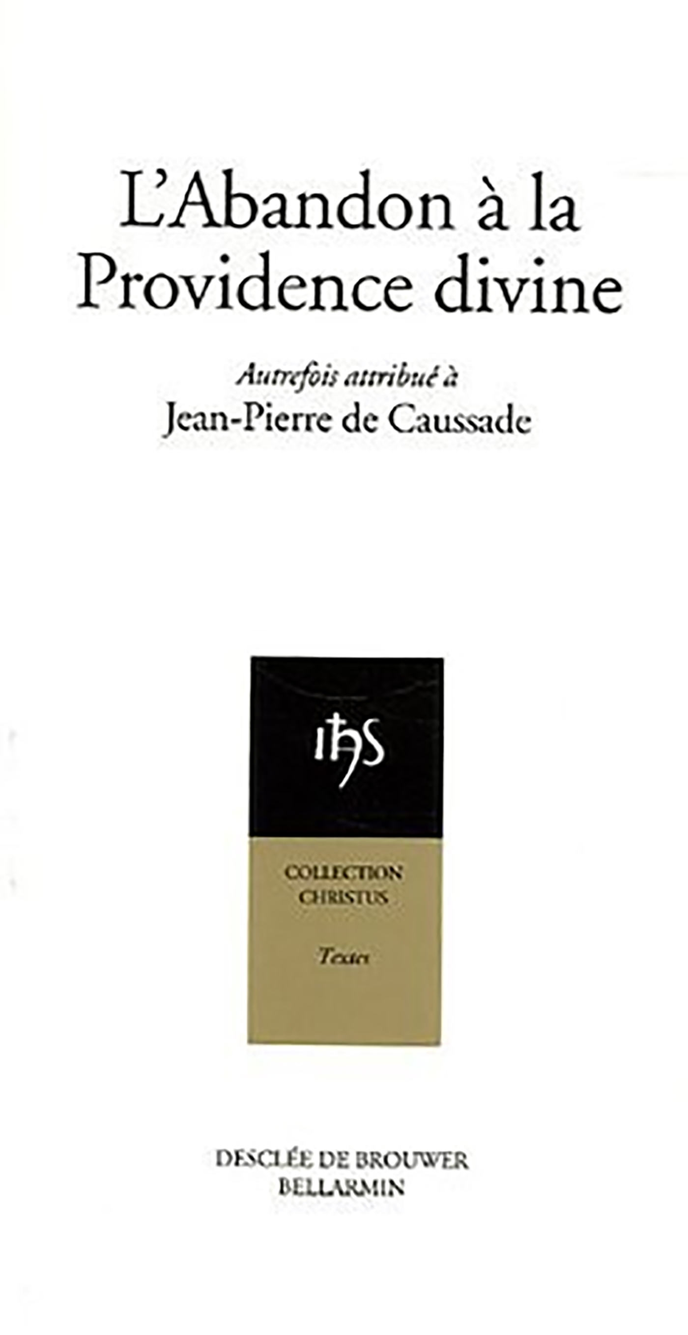 L'Abandon à la Providence divine