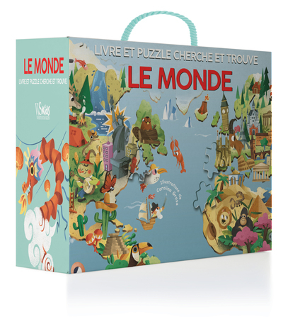 Livre et puzzle cherche et trouve - Le Monde