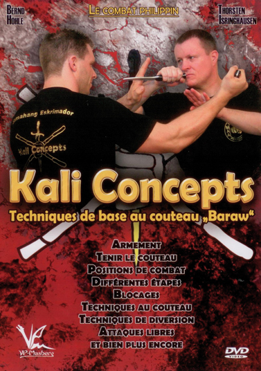 KALI CONCEPTS TECHNIQUES DE BASE AU COUTEAU - BARAW